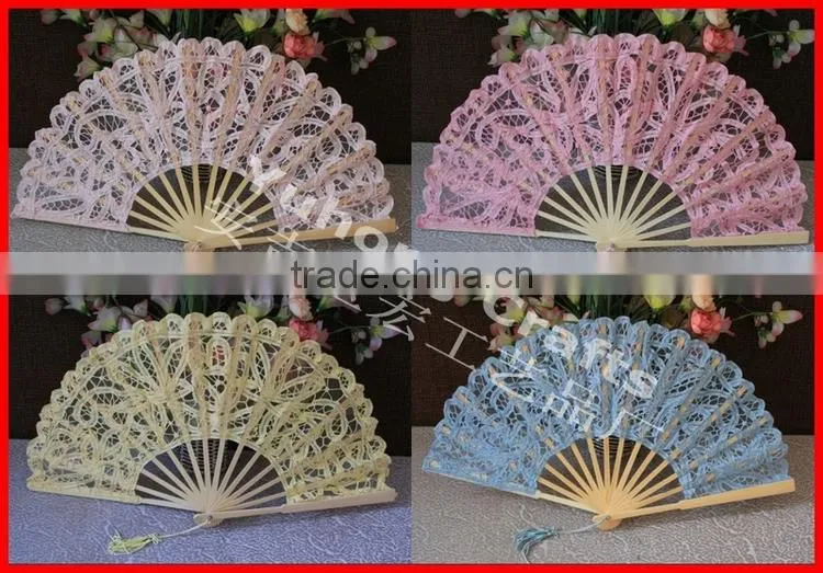 Chinese bamboo crafts wedding fan