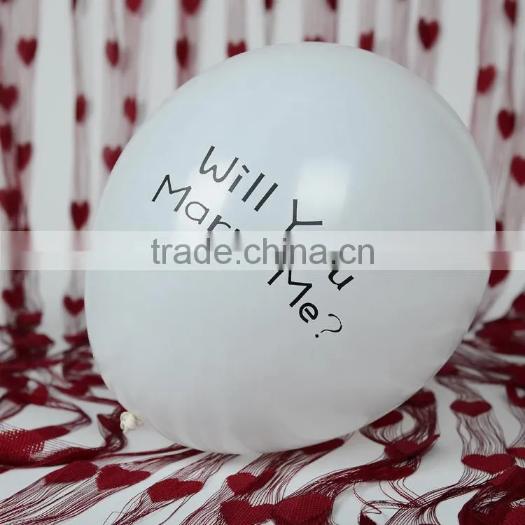 Printing Decoration Pearlized Metallic Party Latex Balloon, Inflatable Rubber Balloon Wedding Stag Decoration Balloon