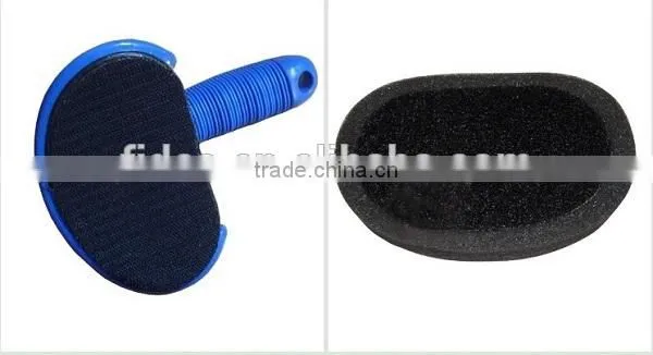 car wheel cleaning polish brush with sponge