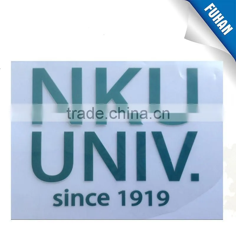 Silver reflective ink heat transfer label