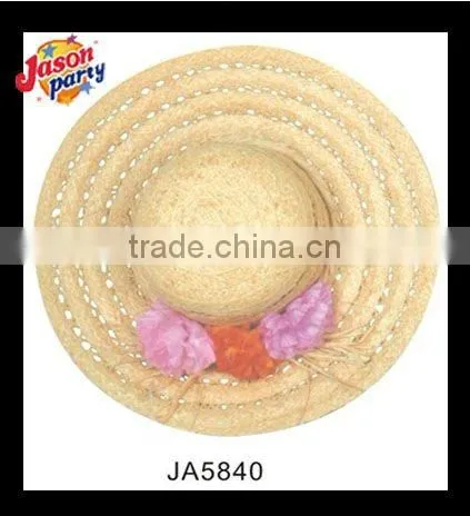 2012 Hat Party Ideas straw cowboy hat Girls Straw Hats