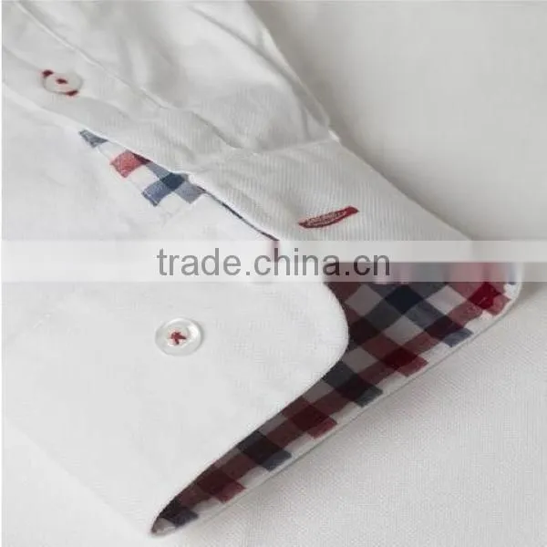 White Oxford Button Down Casual Shirt