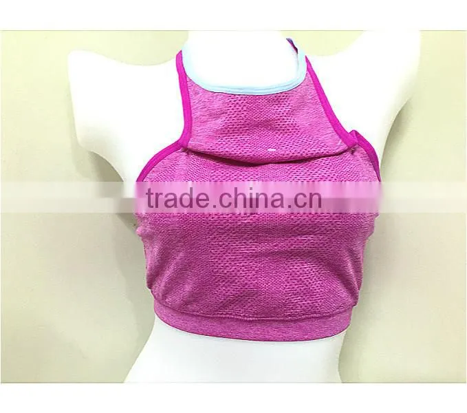 Fashion Women Sports Seamless Red Bra / wholesale china factory price