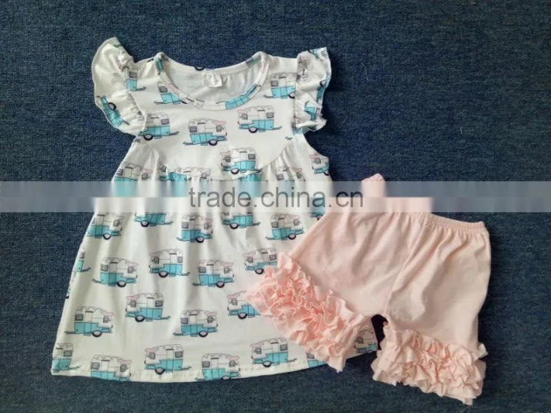 Girls boutique clothing baby elephant pearl dress outfit unique boutique clothing wholesale