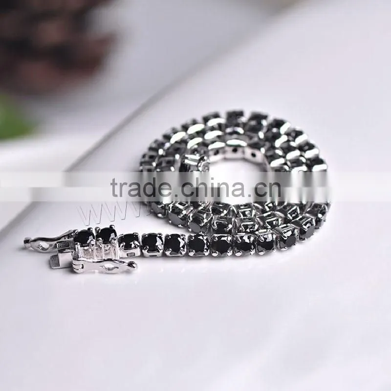 jewelry chain machine Cubic Zirconia Jewelry Bracelets Hip 925 silver hand chain jewelry