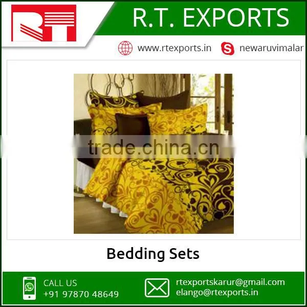 2017 Latest Design Low Price 100% Cotton Bedding Sets Made In India