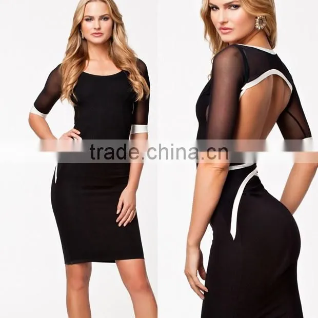 New fashion evening party bodycon dress , sexy pictures of girls without dress