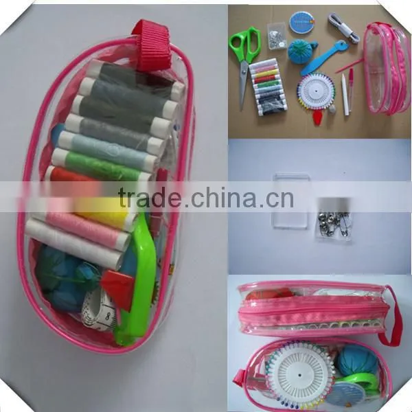 Decorative pearl head pins hotel mini sewing kit
