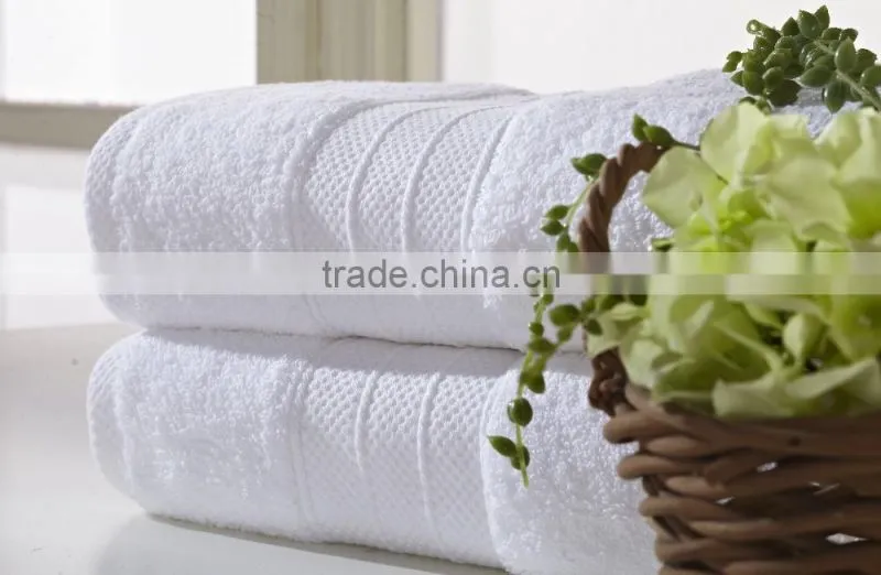 Customized luxury Hotel jacquard dobby Towel wholesale