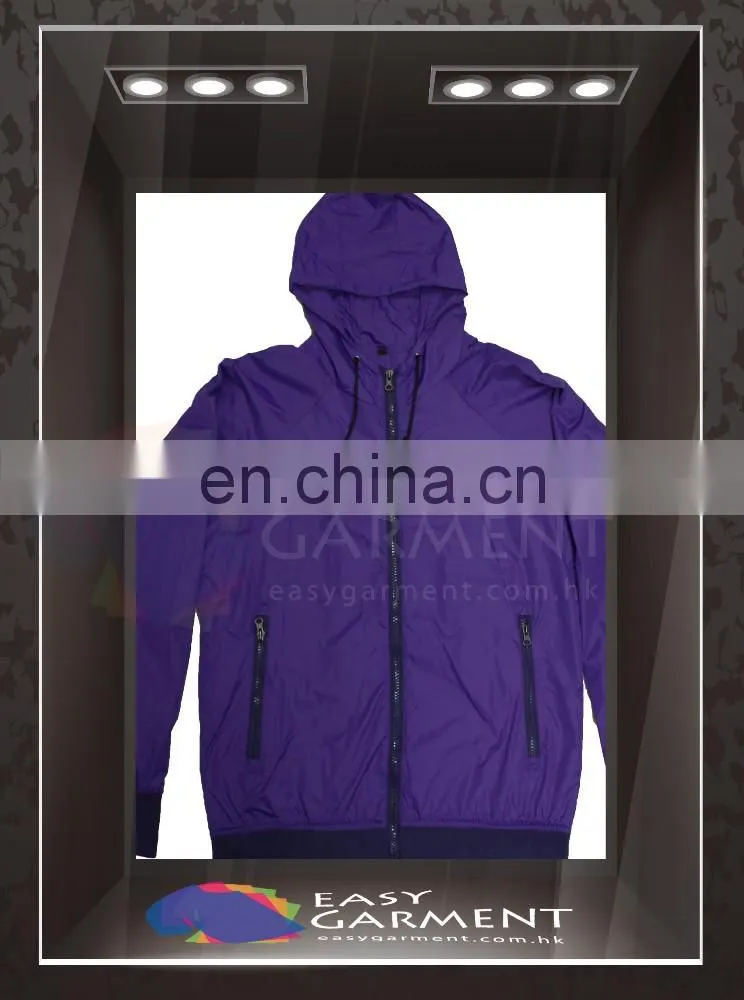 OEM Design Hot sales outdoor waterproof zip Logo Purple printing Women sport Jacket