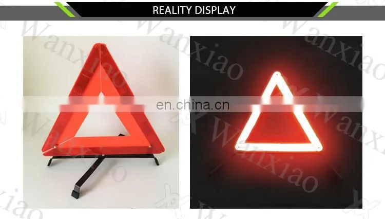 Reflecting Floding Warning Triangle For Car Security