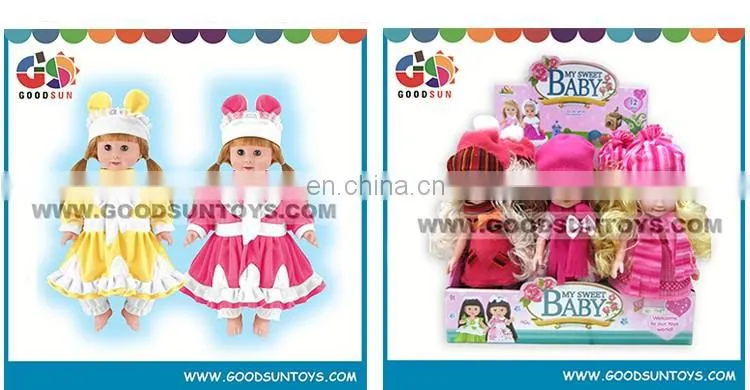 Hot selling interesting 16" Doll Toys plastic dolls with hairdressing set wholesale