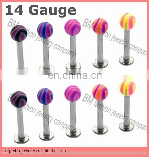 Hot wholesale cheap lip rings labret piercing jewelry