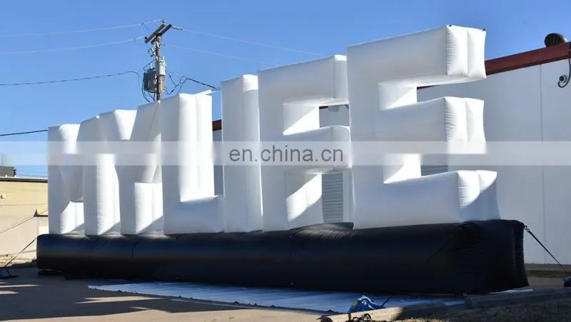 Customized Advertising Giant Inflatable Letters, inflatable LOGO letters, inflatable alphabet for advertising