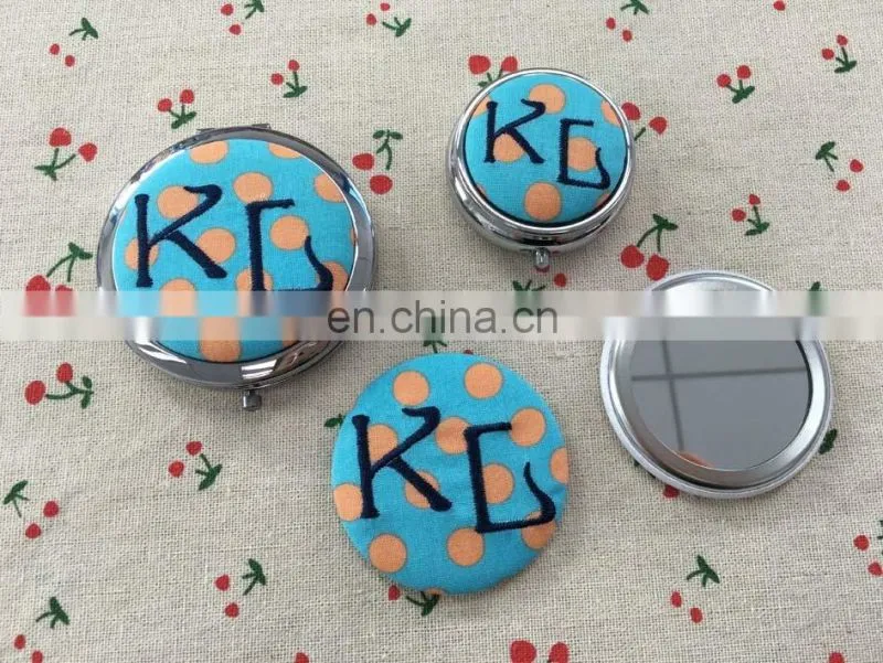 Disney factory made custom personalized fabric floral metal pill box