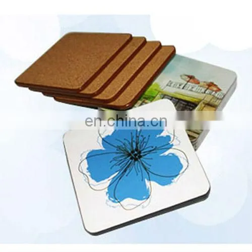 wooden drink coaster