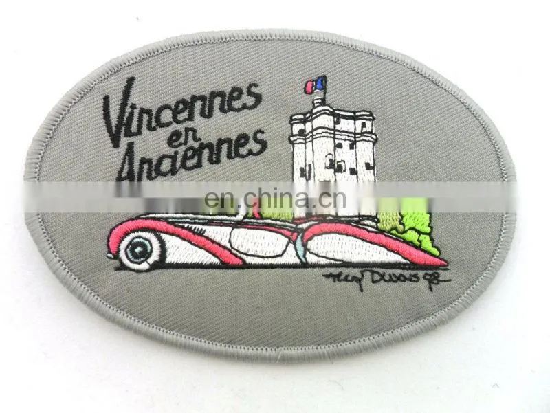 garment embroidery laser cut badges