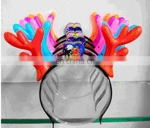 Colored blinky LED devil horn headband for promotion