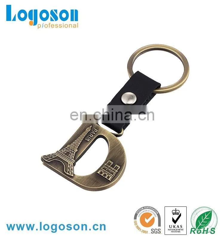 SOUVENIR 3D METAL keyring souveir france keychain