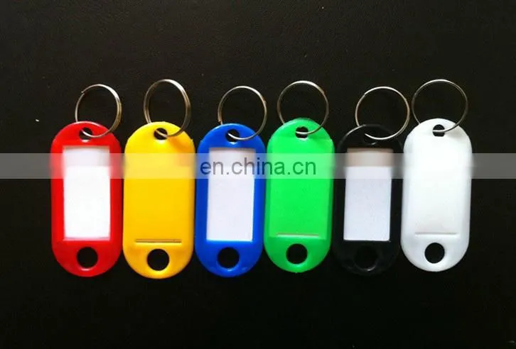 Winho Wholesale Blank Plastic Keychain Key Tags ID Label