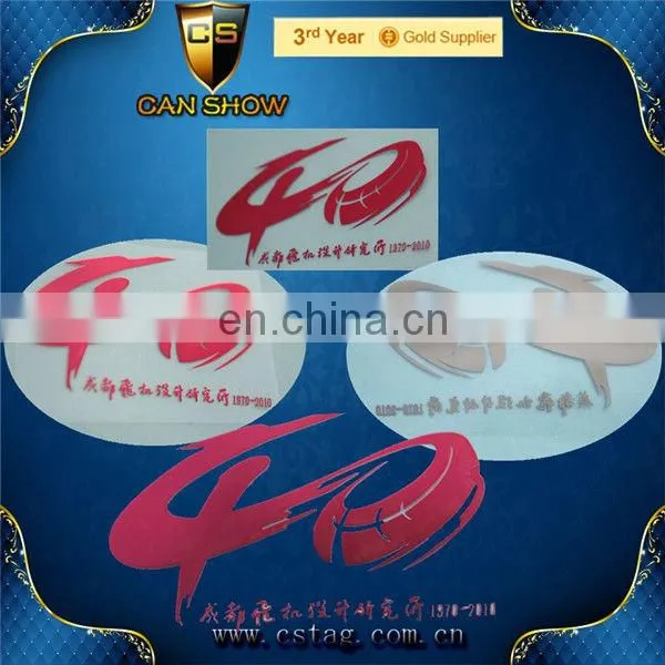 Colorful Metal Sticker Printing Customizing