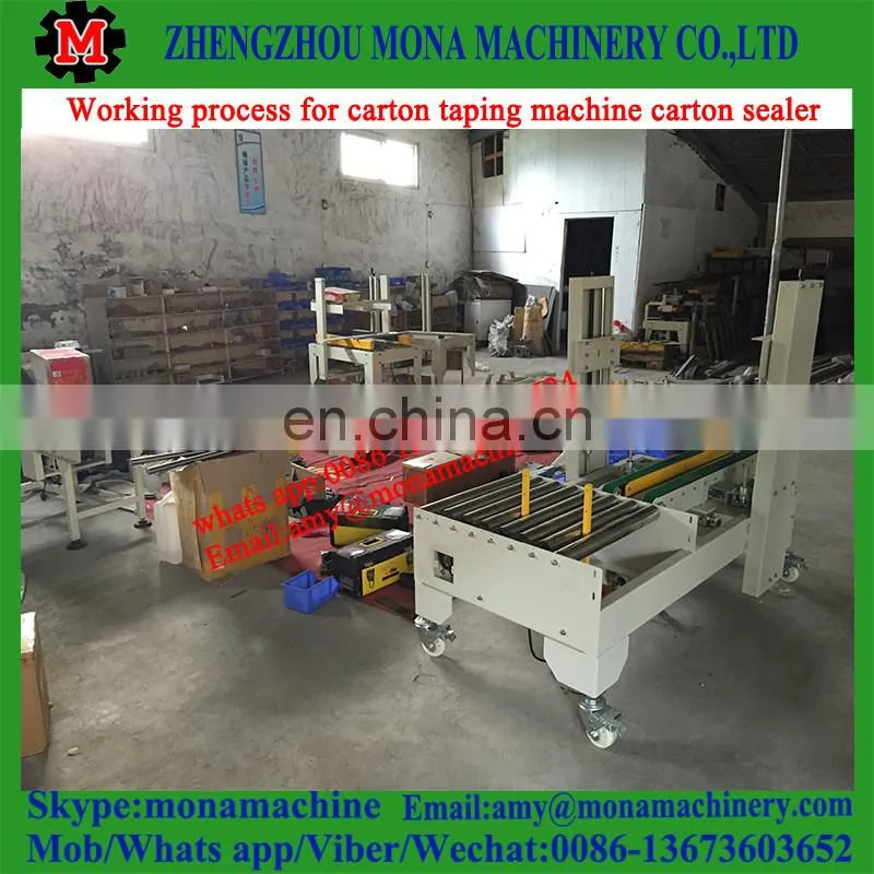 Good working Semi-Automatic carton erector and bottom sealing machine with competitive price