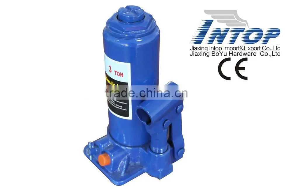 High quality good sell hydraulic bottle jack 3T for car repairing