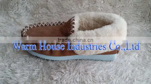 Wholesale Fashion Snow Leather Sole Dance Shoes Women