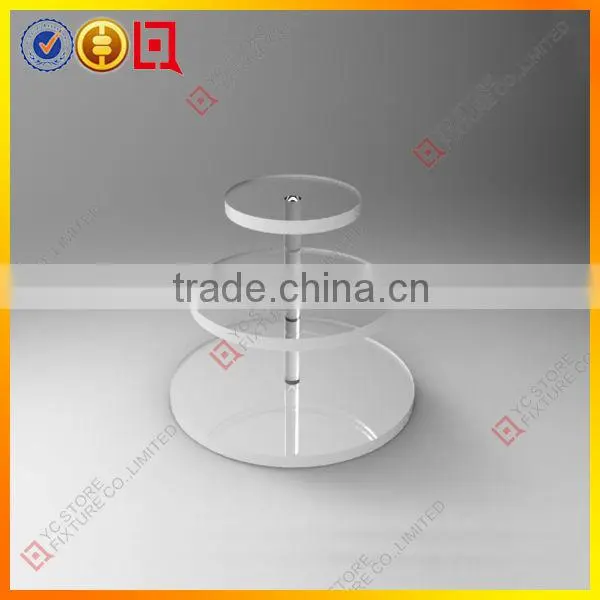Three tiers jewelry display neck stands