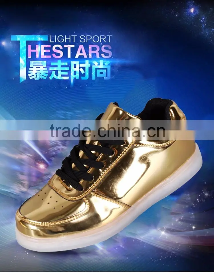 2016 Casual Luminous Shoes Led Women Fashion Simulation LED Shoes Colors