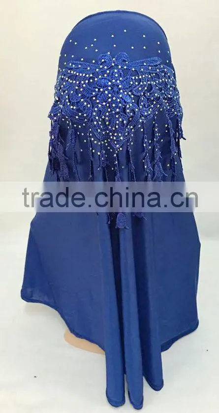 Fashion merly adult hijab Applique islamic turban 12colors