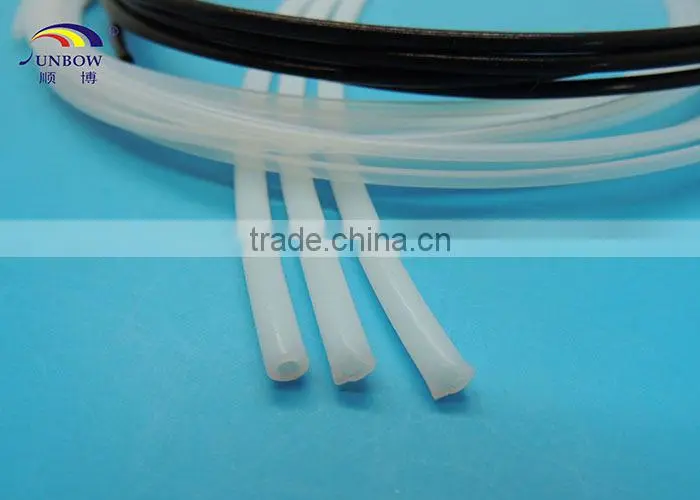 High Temperature Withstand Transparent 2.0*4.0MM Extruded PTFE Tubes For 3D Printers