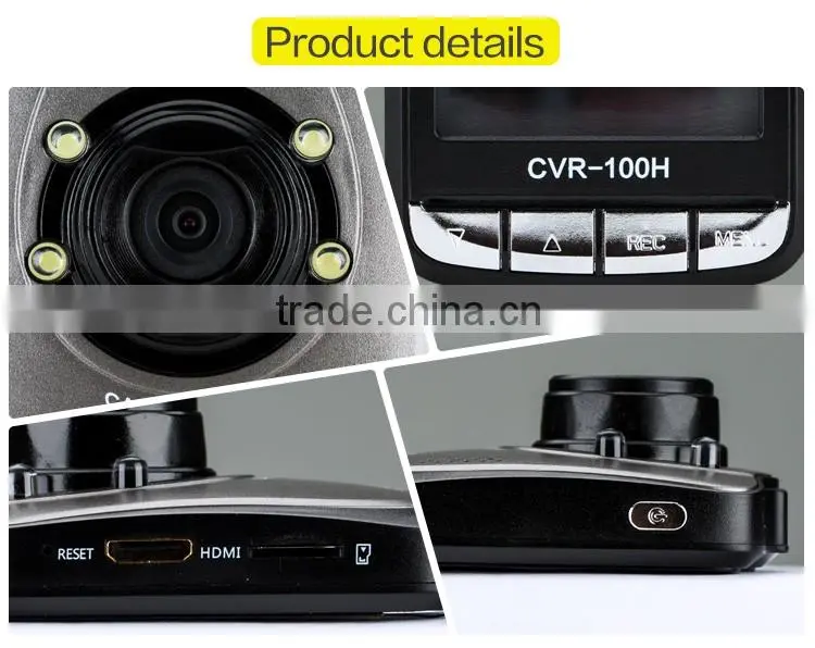 CVR-100H 2.4 inch screen car camera 1080P FULL HD H.264 CAR DVR
