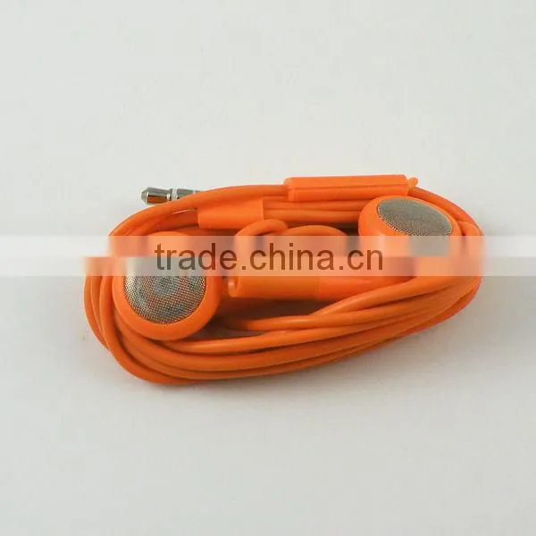 High quality ,low price, 3.5mm colorful earphones for iphone4/apple