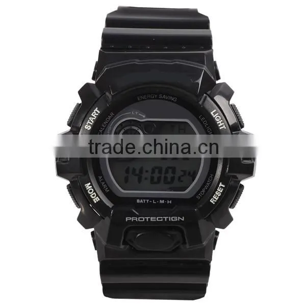 digital climb alarm clock function sports watch plastic strap