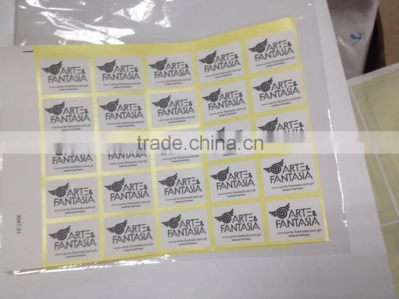 High quality full color custom printed sticker brand label