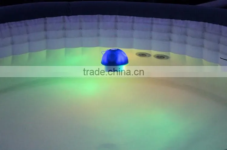 Ball design hot sale waterproof pool wireless stereo led bulb bluetooth floating speaker