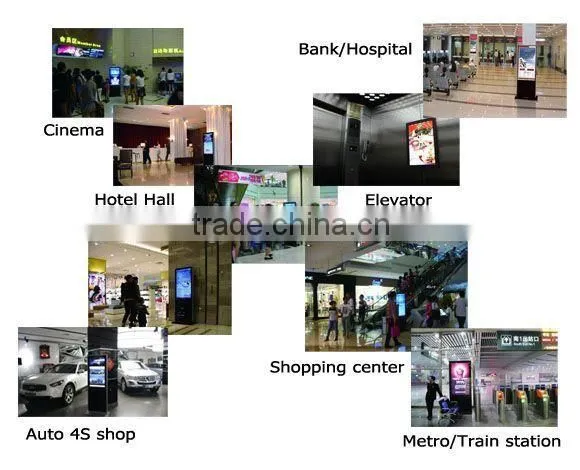 Advertising player manufacturer bus advertising display
