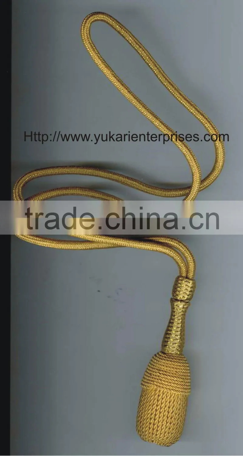 Hand Machine Embroidery Bullion wire Cap Visor Blazer Badges