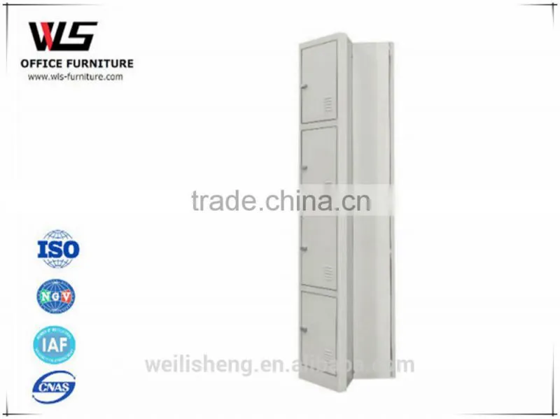 Four-door Foldable Steel Clothes Cabinet in China