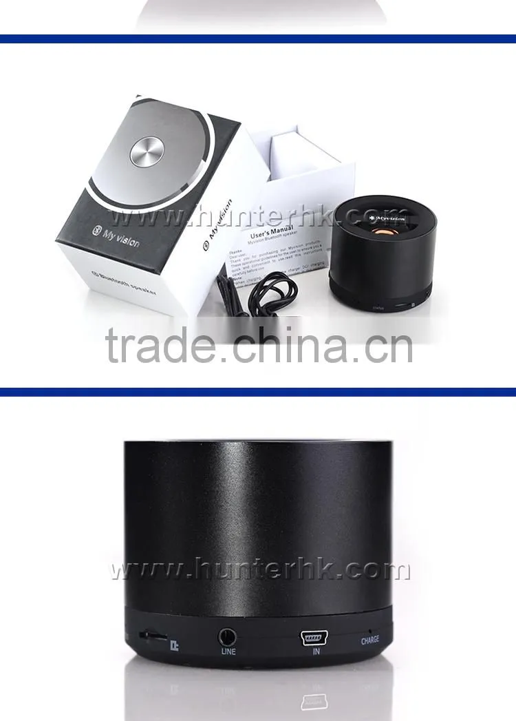 Mini Round Amplifier Type Bluetooth Speaker