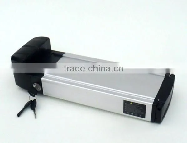 rear flat electric bike battery 24v 12ah lithium ion battery