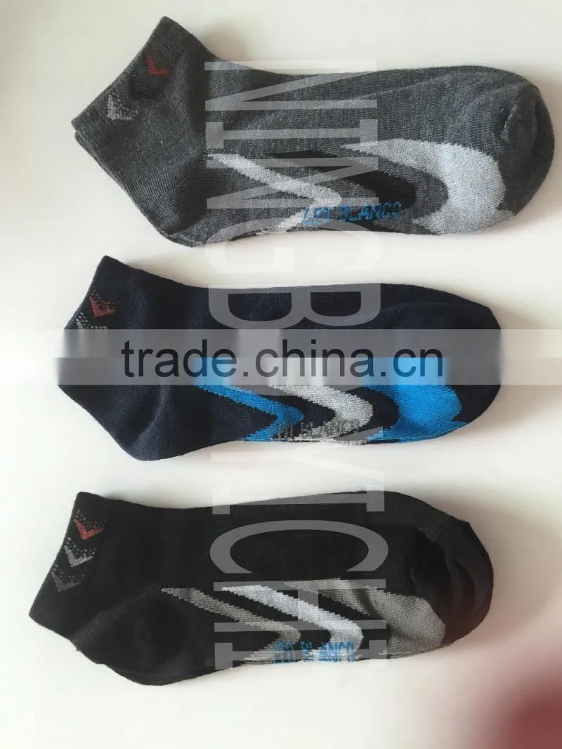 navy & black & gray men socks