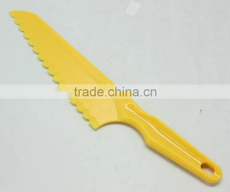 PLASTIC PS CAKE KNIFE/CAKE SERVER WITH DISPLAY BOX