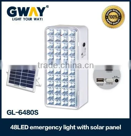 solar panel charging 48 led rechargeable lighting portable popular product