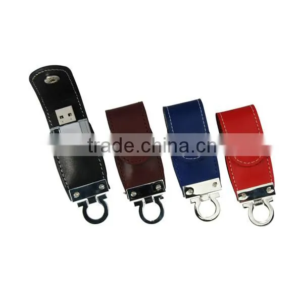 Shenzhen factory 16gb usb flash drive price leather custom usb
