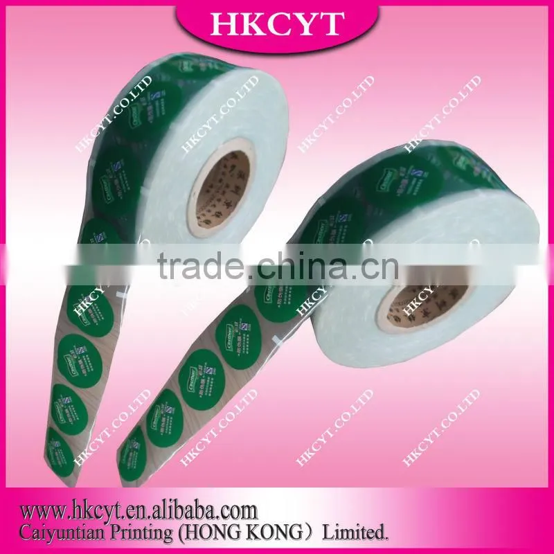 High quality plastic rolling film/Custom design poster forge plastic packaging film