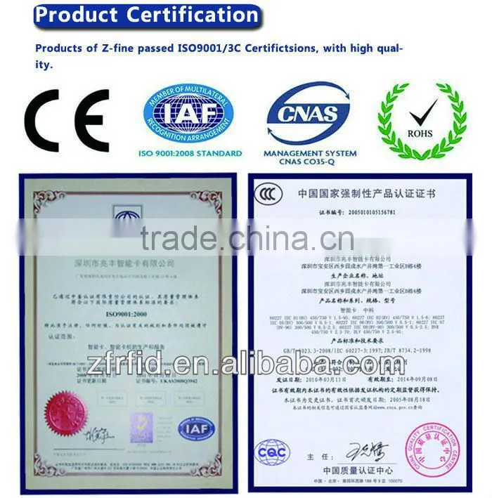 NON-STANDARD small invitation pvc card nice design with ring