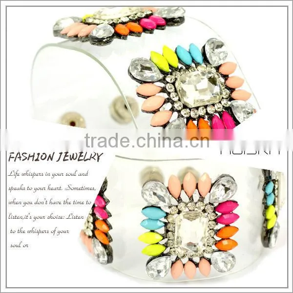 Shourouk Style With Crystal Plastic Bracelet