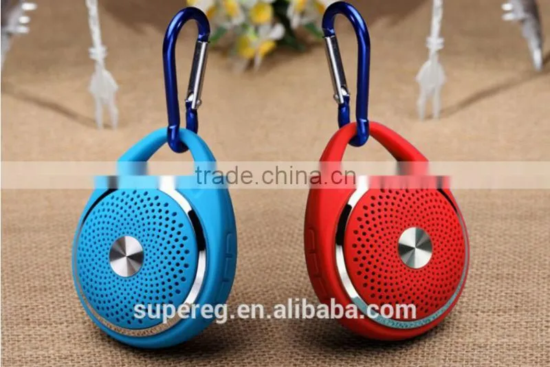 Hot Keychain speaker wireless bluetooth sound card mini stereo mini portable speaker hands-free Outdoor sports